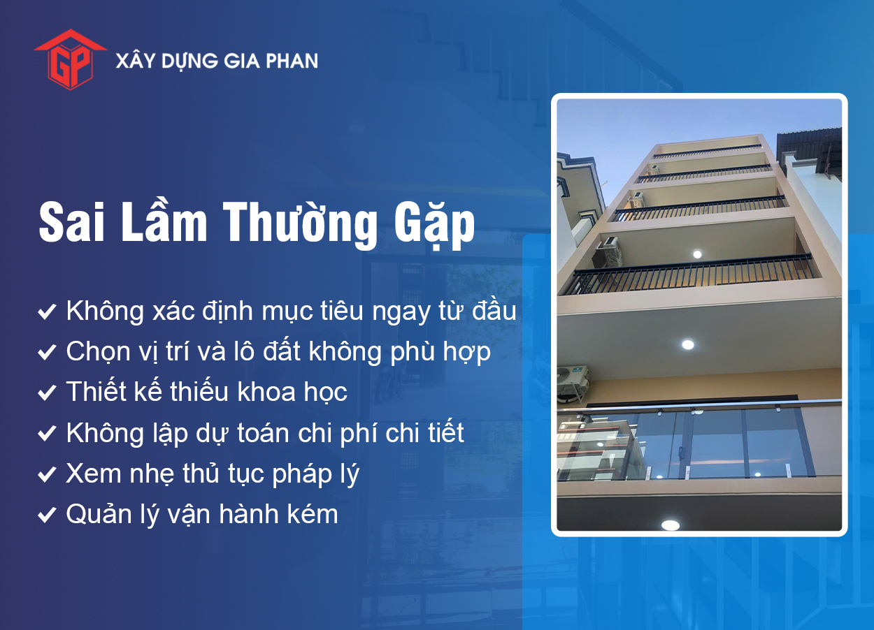 Xây Nhà Ở Kết Hợp Căn Hộ Cho Thuê